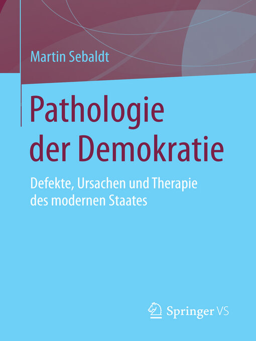 Title details for Pathologie der Demokratie by Martin Sebaldt - Available